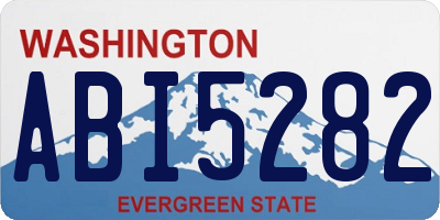 WA license plate ABI5282