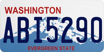 WA license plate ABI5290