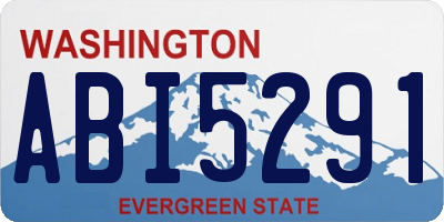 WA license plate ABI5291