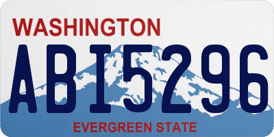 WA license plate ABI5296