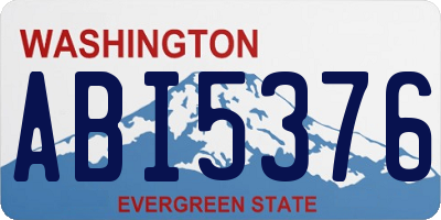 WA license plate ABI5376