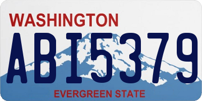 WA license plate ABI5379