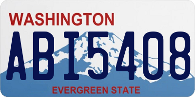 WA license plate ABI5408
