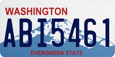 WA license plate ABI5461