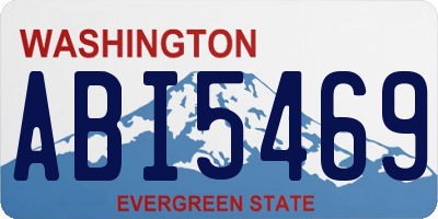 WA license plate ABI5469