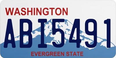WA license plate ABI5491