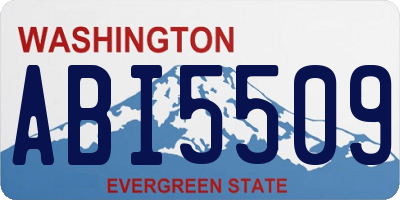 WA license plate ABI5509
