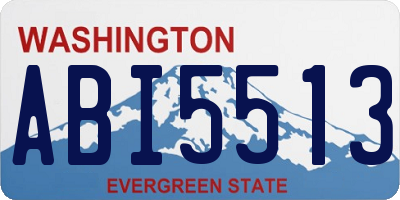 WA license plate ABI5513