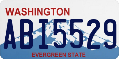 WA license plate ABI5529