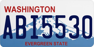 WA license plate ABI5530