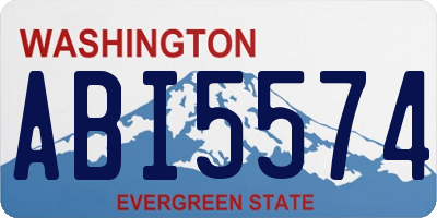 WA license plate ABI5574