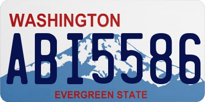 WA license plate ABI5586