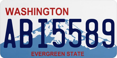 WA license plate ABI5589