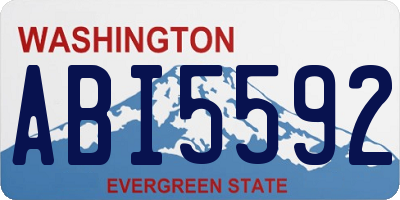 WA license plate ABI5592
