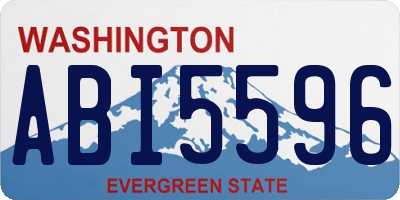 WA license plate ABI5596