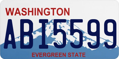 WA license plate ABI5599