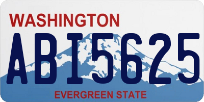 WA license plate ABI5625