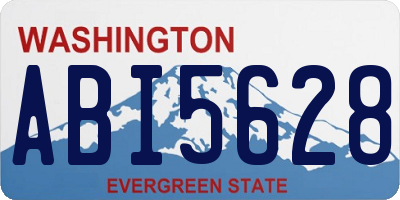 WA license plate ABI5628