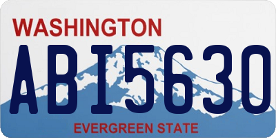 WA license plate ABI5630