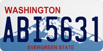 WA license plate ABI5631