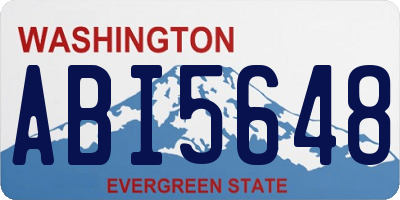 WA license plate ABI5648