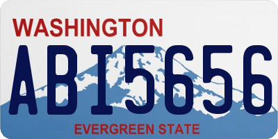 WA license plate ABI5656