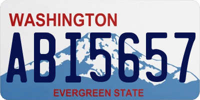 WA license plate ABI5657