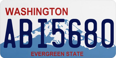 WA license plate ABI5680
