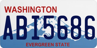WA license plate ABI5686