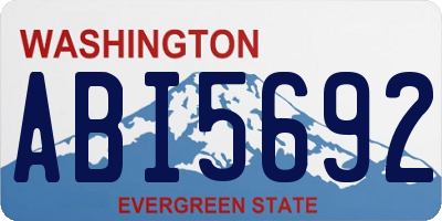 WA license plate ABI5692