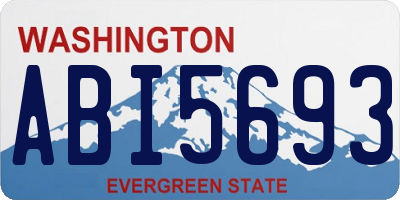 WA license plate ABI5693