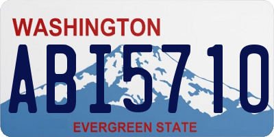 WA license plate ABI5710
