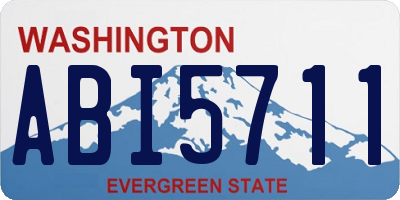 WA license plate ABI5711
