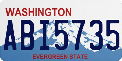 WA license plate ABI5735