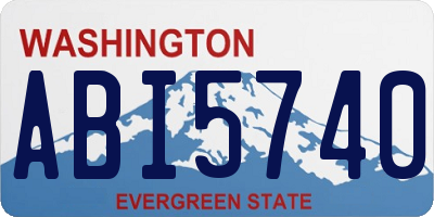 WA license plate ABI5740