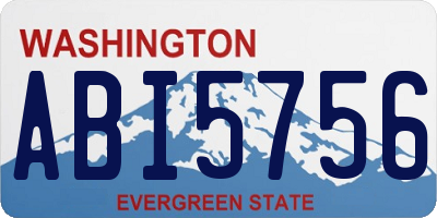 WA license plate ABI5756