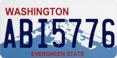 WA license plate ABI5776