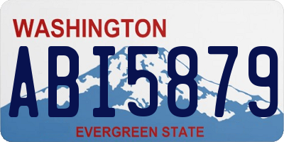 WA license plate ABI5879