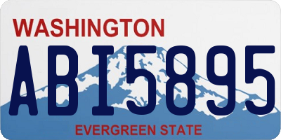 WA license plate ABI5895