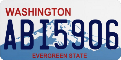 WA license plate ABI5906