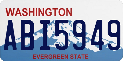WA license plate ABI5949