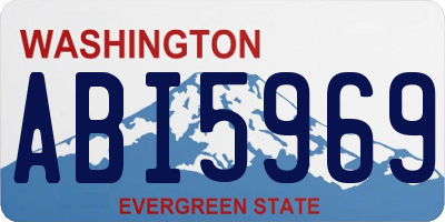 WA license plate ABI5969