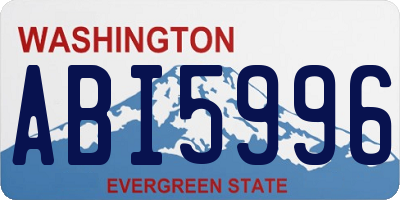 WA license plate ABI5996