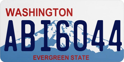 WA license plate ABI6044