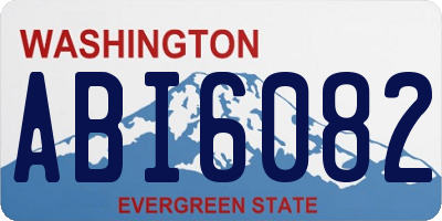 WA license plate ABI6082