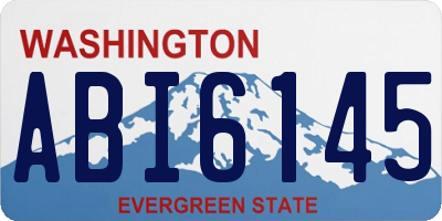 WA license plate ABI6145