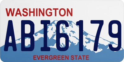 WA license plate ABI6179