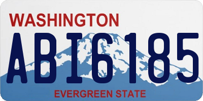 WA license plate ABI6185