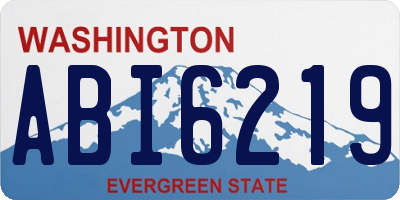 WA license plate ABI6219