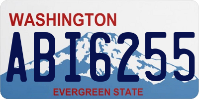 WA license plate ABI6255